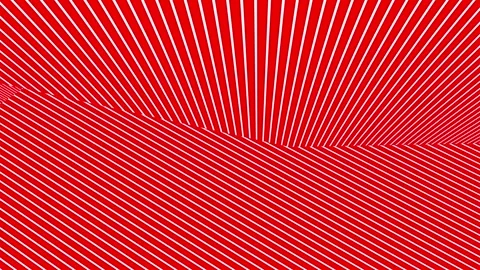 Moving colored stripes. Stock Footage 266971133