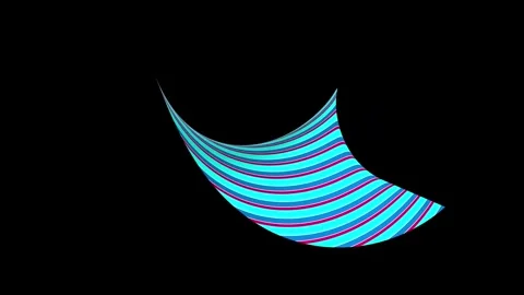 Moving colored stripes. Stock Footage 266979347