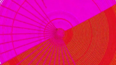 Moving colored stripes. Video stock 297222089