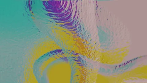 Moving Colored Wavy Cartoon Abstract Objects Motion Background Stock Footage 71631889