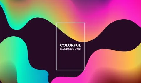 Moving colorful abstract background. Dynamic Effect. Vector Illustration. Design Stock Illustration