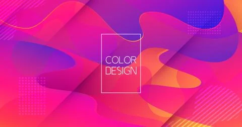 Moving colorful abstract background. Dynamic Effect. Vector Illustration. Design Stock Illustration
