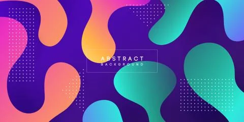 Moving colorful abstract background. Dynamic Effect. Vector Illustration. Design Stock Illustration