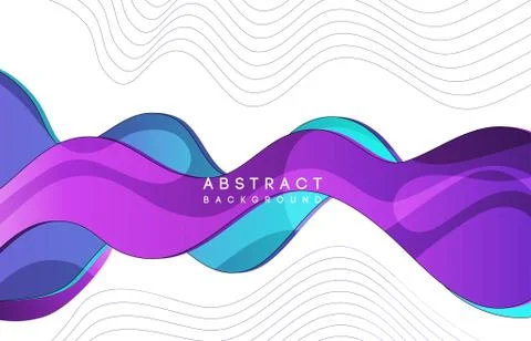 Moving colorful abstract background. Dynamic Effect. Vector Illustration. Design Illustrazione stock