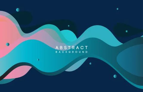 Moving colorful abstract background. Dynamic Effect. Vector Illustration. Design Stock Illustration