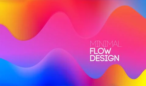 Moving colorful abstract background. Dynamic Effect. Vector Illustration. Design Stock Illustration