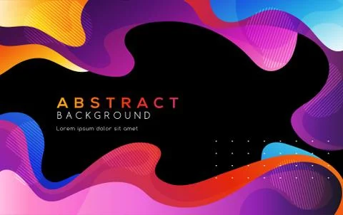 Moving colorful abstract background. Dynamic Effect. Vector Illustration. Design Illustrazione stock