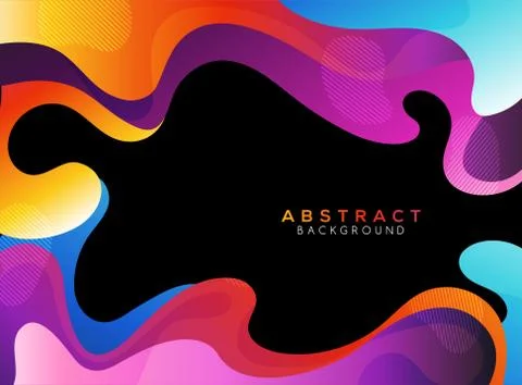 Moving colorful abstract background. Dynamic Effect. Vector Illustration. Design Stock Illustration