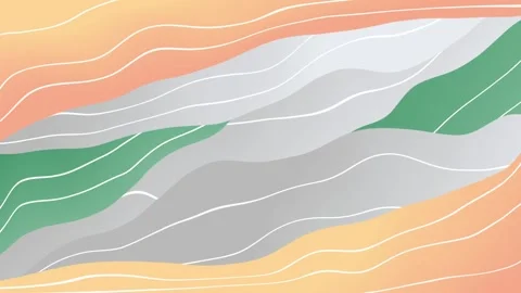Moving colorful lines of abstract background Stock Footage 138676258