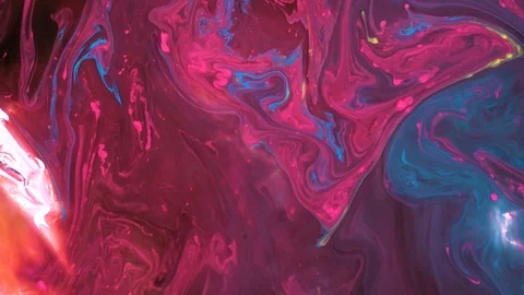 Moving colours in fluid Stock Footage 93660938