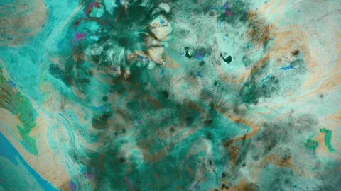 Moving colours in fluid Stock Footage 93661174