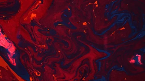 Moving colours in fluid Stock Footage 93661282