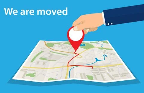 Moving concept. Changing address, Illustrazione stock