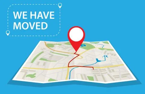 Moving concept. Changing address, Illustrazione stock