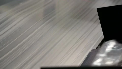 Moving conveyor line with garbage. Stock Footage 163052763