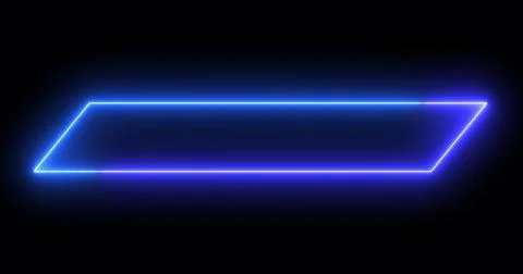Moving cool neon colors lower third in high-resolution on a dark background.. Stock Illustration
