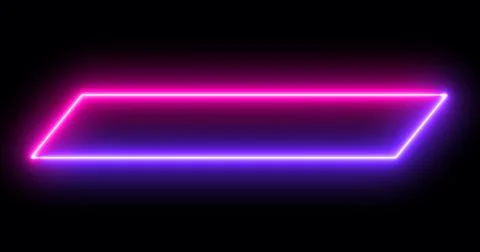 Moving cool neon colors lower third in high-resolution on a dark background.. Stock Illustration