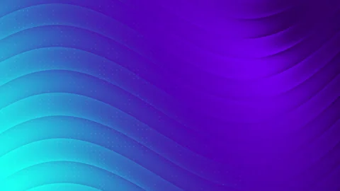 Moving cool wallpapers feature a blue and purple abstract background with curved Video stock 304912527