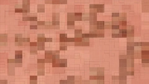 Moving copper color gradient box pattern Digital background Stock Footage 204724063