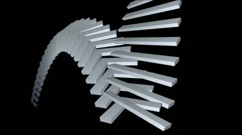 Moving corner conveyor belt &amp; stairs,math geometry array,computer tech web back 스톡 동영상 11022694
