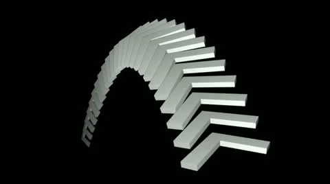 Moving corner conveyor belt &amp; stairs,math geometry array,computer tech web back 스톡 동영상 11024387