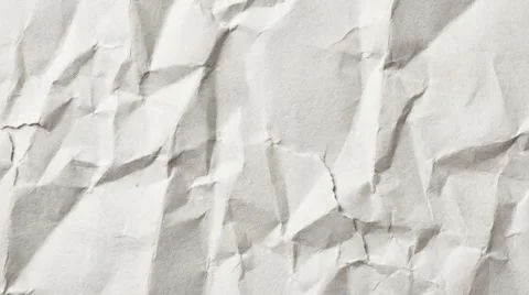 Moving crumpled paper background with stop motion  Stockbeeldmateriaal 337152186