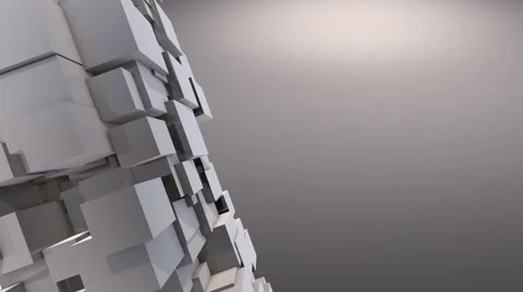 Moving Cubes Background Video stock 64025845