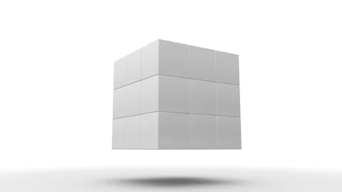 Moving Cubes Stock Footage 79276871