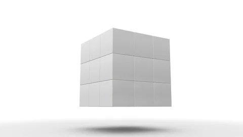 Moving Cubes Stock Footage 79276872