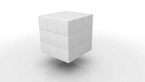 Moving Cubes Stock Footage 79276972