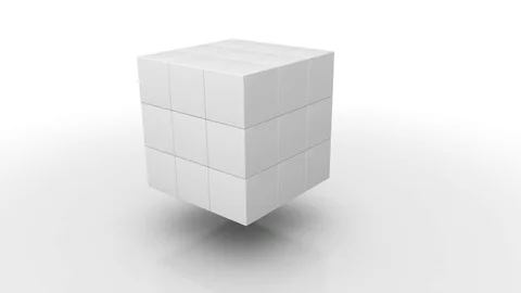 Moving Cubes Stock Footage 79276974