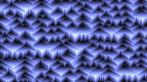 Moving Cubes Wall of Platforms Unnatural Robot Automated Walls Stock Footage 139734846
