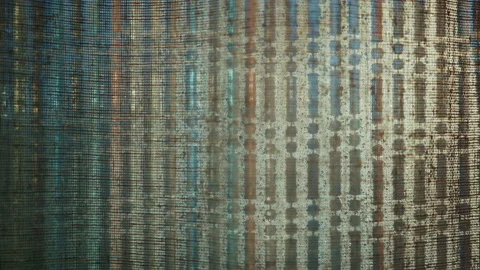 Moving Curtains in the Wind #2 - Graded - 4K Stock Footage 146014347