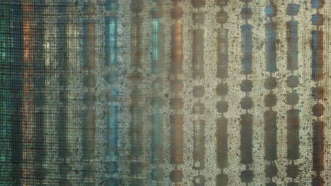 Moving Curtains in the Wind #3 - Graded - 4K Stock Footage 146020235