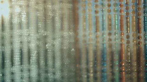 Moving Curtains in the Wind #4 - Graded - 4K Stock Footage 146057704