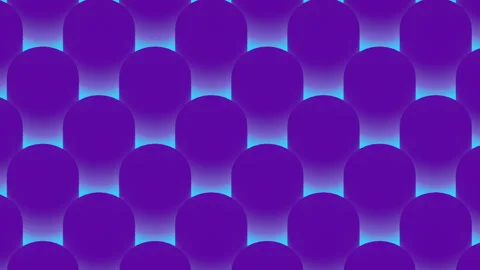 Moving cylinders with trendy gradient. 3d rendering digital loop animation HD Video stock 197590460