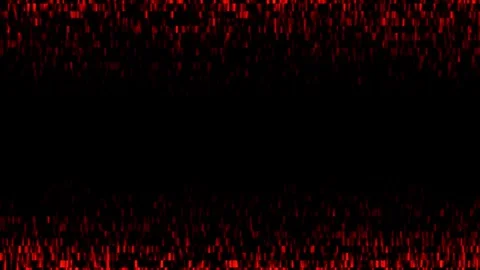 Moving dark red glowing lines. futuristic digital motion red lines on black back Video stock 336006373