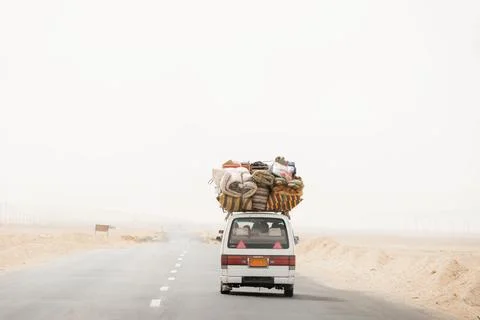 Moving day in Egypt Stock Photos