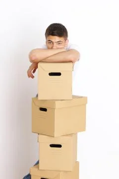 Moving day Stock Photos