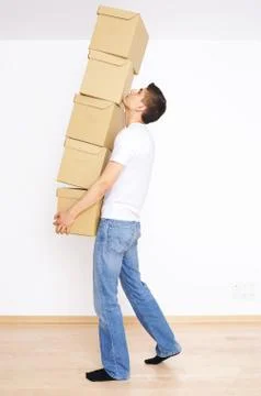 Moving day Stock Photos