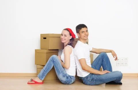 Moving day Stock Photos