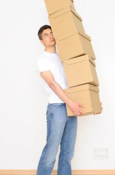 Moving day Stock Photos