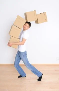 Moving day Stock Photos