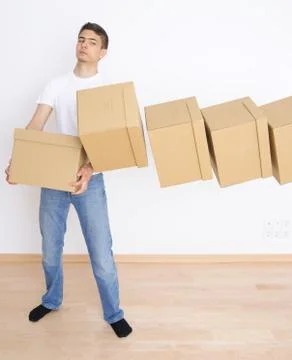 Moving day Stock Photos