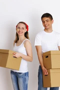 Moving day Stock Photos