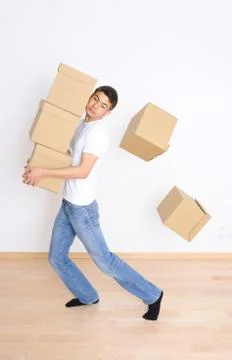 Moving day Stock Photos