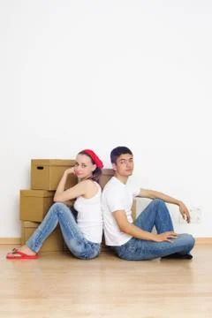 Moving day Stock Photos