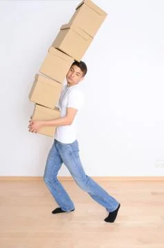 Moving day Stock Photos