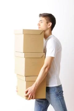 Moving day Stock Photos