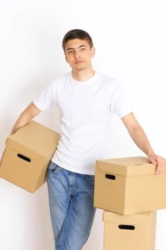 Moving day Stock Photos